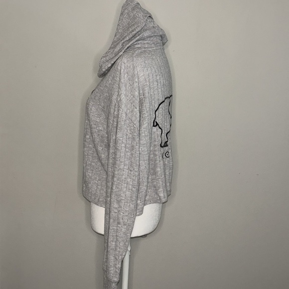 Ivory Ella Cropped Hoodie Size Small - Picture 5 of 9